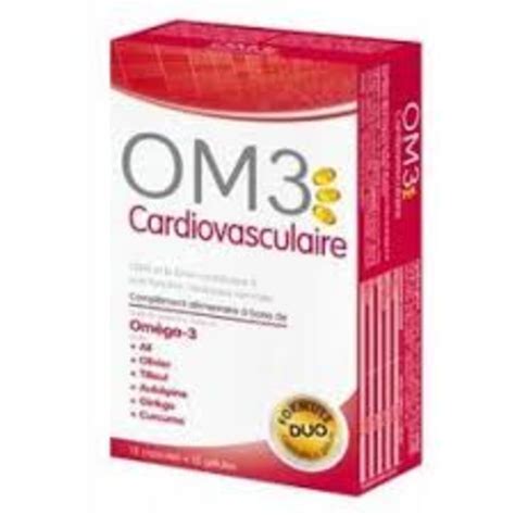 Om3 Cardiovasculaire 15caps15gel Super Diet Achat Au Meilleur Prix