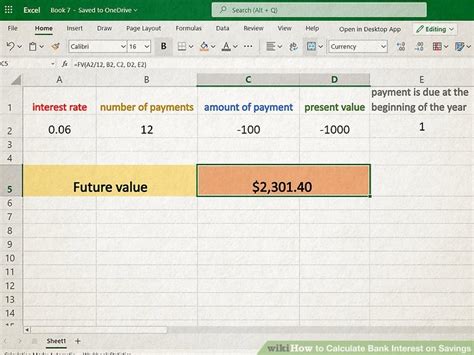 3 Ways To Calculate Bank Interest On Savings Wikihow