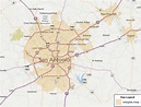 Map of San Antonio | State Map of USA | United States Maps