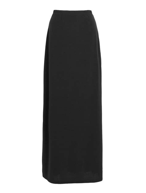 black pencil maxi skirt
