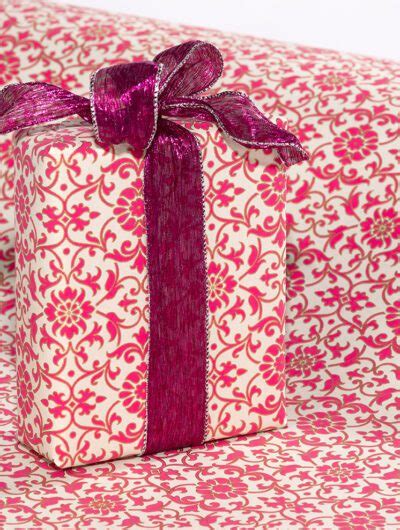 Wrapping Paper Pink Florentine Is Rich Elegant And Eco Friendly Too