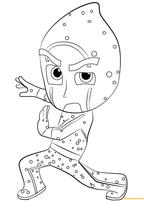 You can find here 2 free printable coloring pages of pj masks night ninja. Night Ninja Coloring Pages - PJ masks Coloring Pages ...