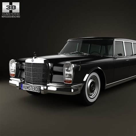 Mercedes Benz 600 W100 Pullman 1964 3d Model For Download In Various
