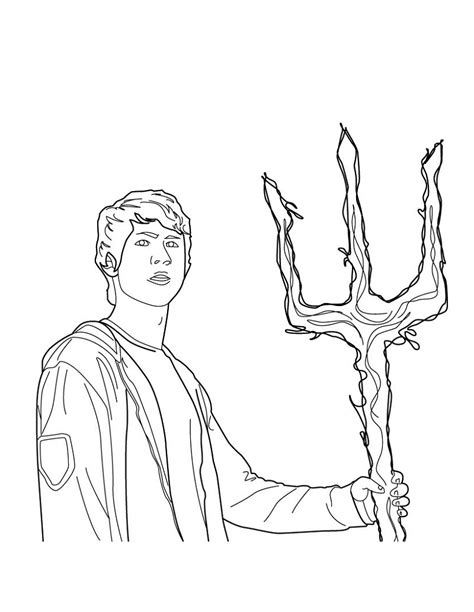 Percy Jackson Coloring Pages Educative Printable