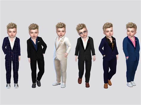 Fancy Toddler Suit By Mclaynesims At Tsr Sims 4 Updates