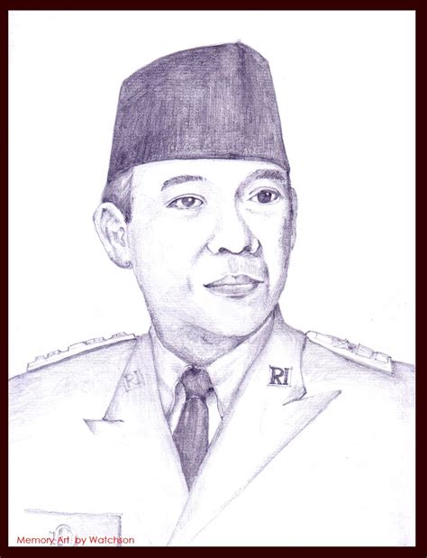Kumpulan Gambar Untuk Belajar Mewarnai Mewarnai Gambar Pahlawan Soekarno
