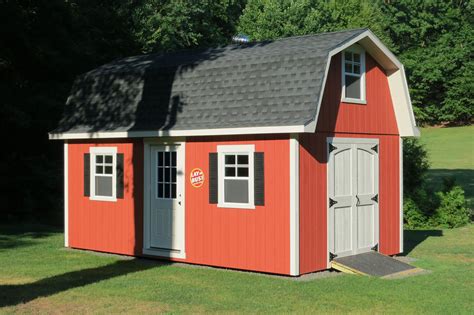 The doors can be placed in either the gable or the eave side of the building. Free Gambrel Roof Shed Plans 12×16