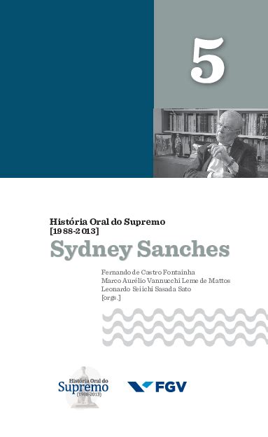 Pdf Historia Oral Do Supremo Volume 05 Sydney Sanches Leonardo