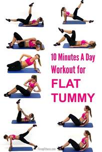 But how to get a flat tummy is, in many ways, up to you and your body. 10 Minutes A Day Workout for Flat Tummy | Flat tummy ...