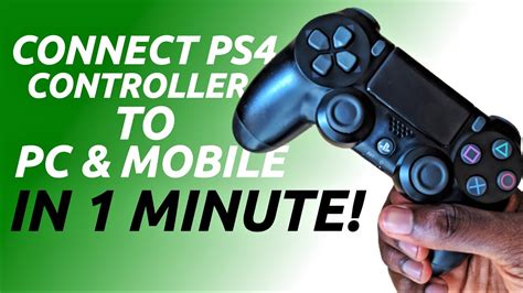 How To Connect A Ps4 Controller To Pc And Mobile Wirelessly 2021 Youtube