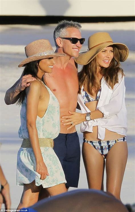 Gary Lineker Shows Off Beach Body On Holiday With Wife Danielle In St