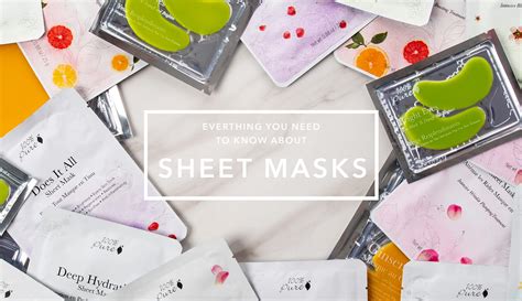 Choosing Your Perfect Sheet Mask Where To Begin 100 Pure
