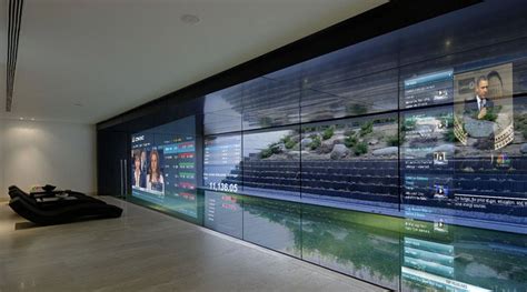 Concept For Lobby Interactive Wall Corporate Office Design Office