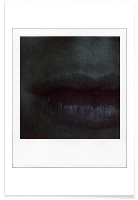 Lips Dark Poster Juniqe