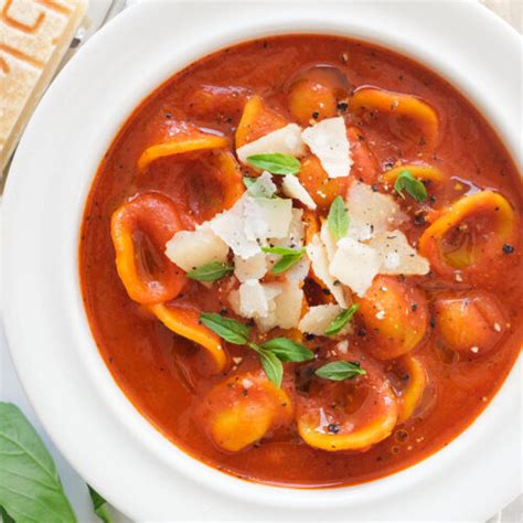 Tomato Soup With Pasta The Clever Meal