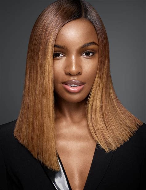 Black hair with highlights is when a lighter color is added to strands of the darkest hair color shade. Caramel Toffee Color Melt: Lacquered Finish | Redken