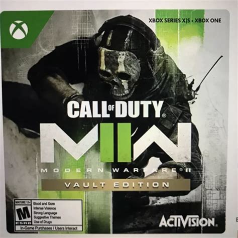 Call Of Duty Modern Warfare Ii 2 Xbox One X Cross Gen W Steelbook