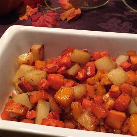 Sweet Roasted Autumn Root Vegetables Recipe Allrecipes