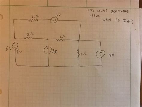 Solved 12v Soute Generating T8w What Is N12 2 1 6 V V