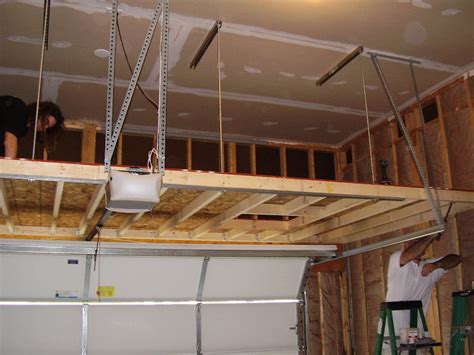 Make sure it's strong and sturdy so it can withstand all the weight you'll be putting on it. Garage Storage Loft | Durham Handyman - Craftsman Direct
