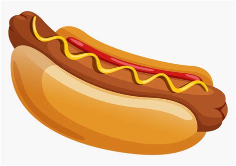 Cartoon Hot Dog Clipart Hot Dog Clipart Png Transparent Png