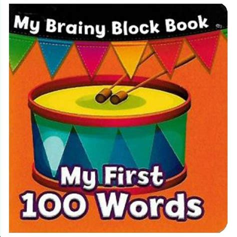 My Brainy Block Book My First 100 Words Junior Page