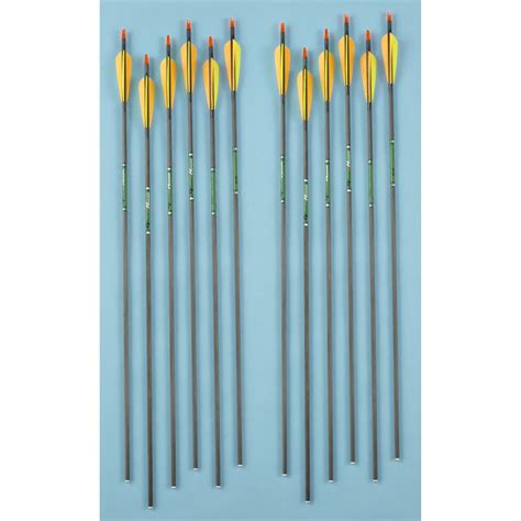 12 Pk Gold Tip Xt Hunter 5575 Arrows With Vanes 161684 Arrows