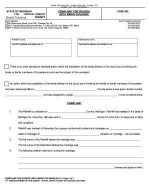 Printable Blank Divorce Papers Pdf Forms And Templates Fillable Samples In PDF Word To