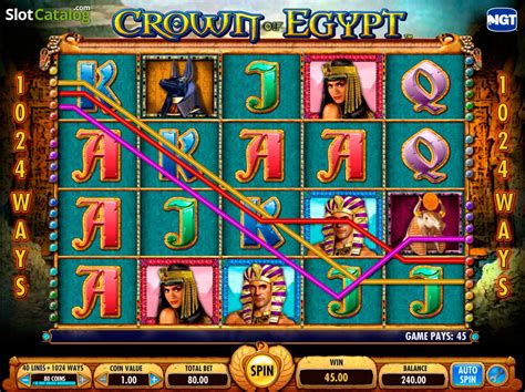 crown of egypt slot free demo and game review dec 2023
