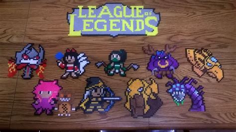 League Of Legends Bead Art Pt 2 By Livingdeadproduction Perler Bead