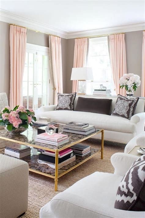 30appealing Pink And Gray Modern Living Room Decor Ideas Pink Living