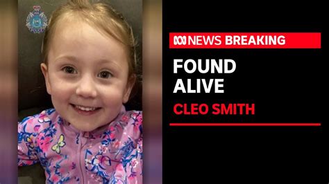 Missing Four Year Old Cleo Smith Found Alive Abc News Youtube
