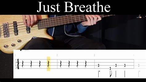 Just Breathe Pearl Jam Bass Cover With Tabs By Leo Düzey Youtube
