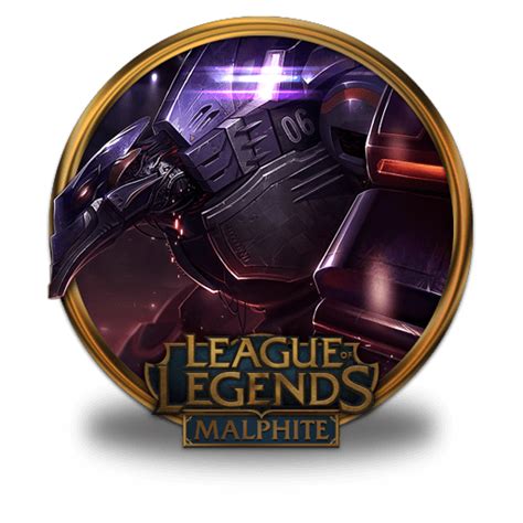 Malphite Mecha Icon League Of Legends Gold Border Iconpack Fazie69