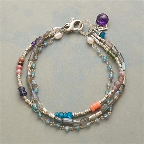 Multi Strand Gemstone Bracelet Beaded Bracelets Sundance Jewelry