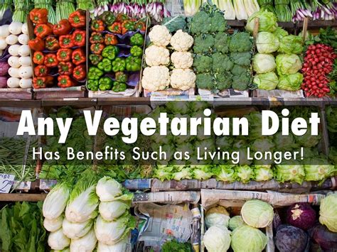 Vegetarians May Live Longer By Michael Black