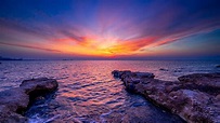 1920x1080 Resolution Mediterranean Sea Sunset 1080P Laptop Full HD ...
