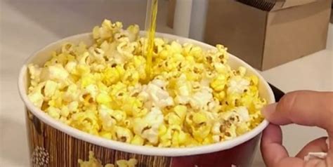 This Viral Video Shows How To Evenly Butter Your Movie Theater Popcorn