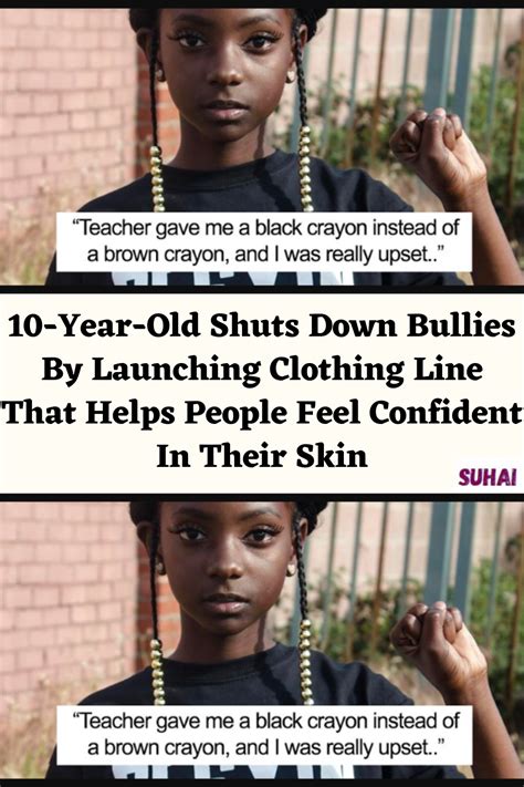 10 Year Old Shuts Down Bullies By Launching Clothing Line That Helps People Feel Confident In