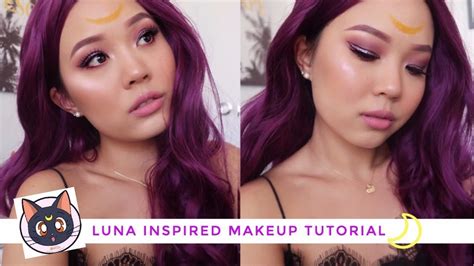 Luna Sailor Moon Inspired Makeup Tutorial Youtube
