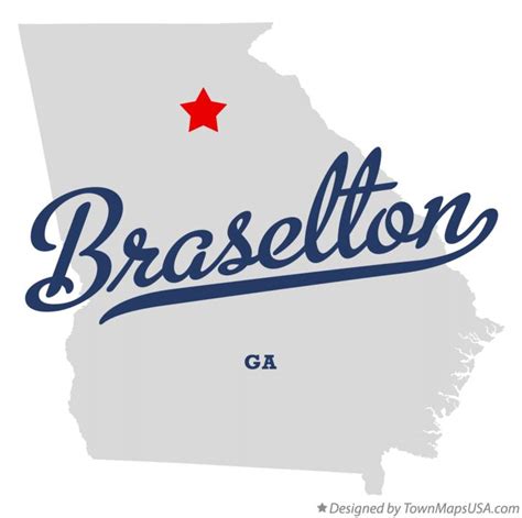 Map Of Braselton Ga Georgia