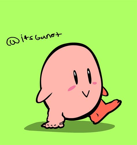 Kirby With Feet Walk Cycle By Ganet On Newgrounds