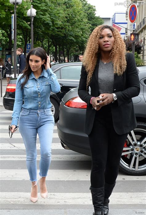 Kim Kardashian À Paris Avec Serena Williams Elle Prépare Son Grand