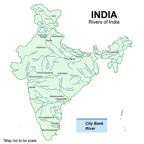 River Map Of India Check Indian River Map With Names
