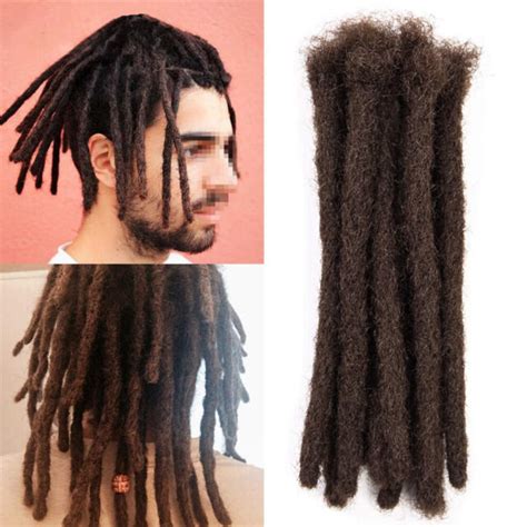 Short 6 Men Dreadlocks Synthetic Crochet Braiding Hippies Dreads Hair