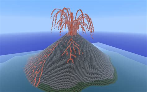 Erupting Volcano Minecraft Project