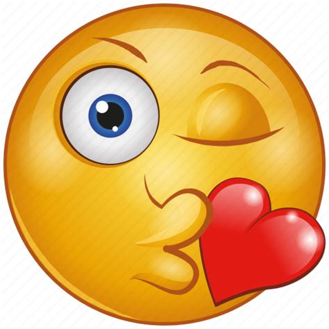 Cartoon Character Emoji Emotion Face Heart Love Icon Download