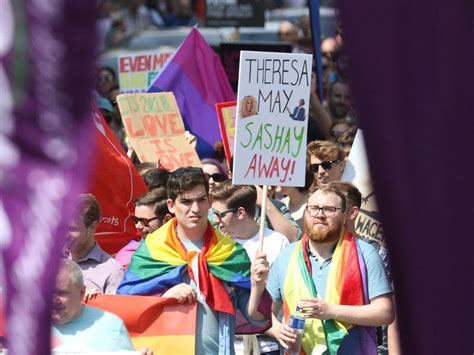 Same Sex Marriage Activists Flood Belfast To Demand Change Express And Star