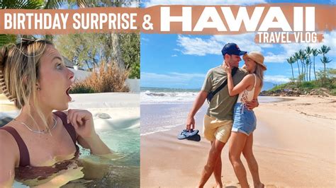 Husband Surprised Wife For Her Golden Birthday Hawaii Travel Vlog