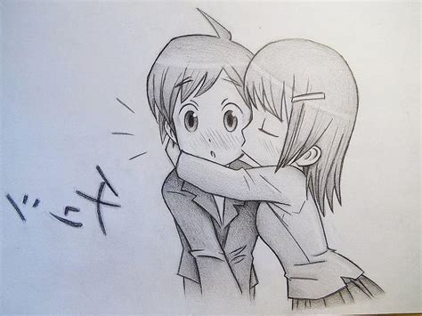 Ruang Belajar Siswa Kelas 6 Anime Drawings Boy And Girl Kissing